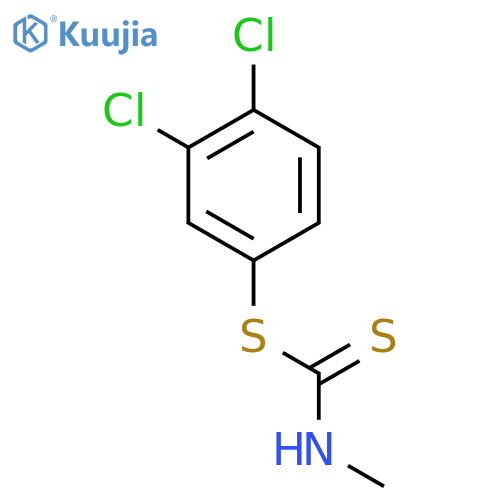 Carbamodithioic acid, methyl-, 3,4-dichlorophenyl ester structure