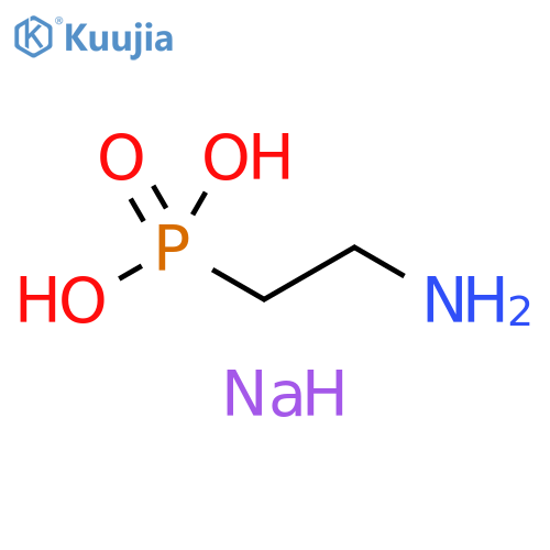 Phosphonic acid, P-(2-aminoethyl)-, sodium salt (1:) structure