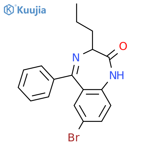 2H-1,4-Benzodiazepin-2-one, 7-bromo-1,3-dihydro-5-phenyl-3-propyl- structure