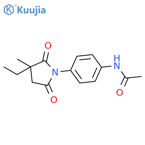 ACETAMIDE, N-[4-(3-ETHYL-3-METHYL-2,5-DIOXO-1-PYRROLIDINYL)PHENYL]- structure