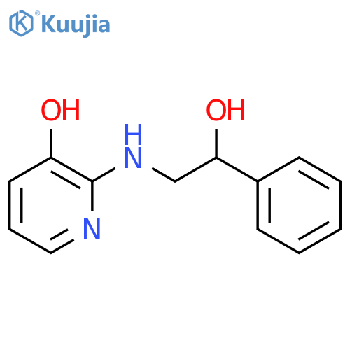 3-Pyridinol, 2-[(2-hydroxy-2-phenylethyl)amino]- structure