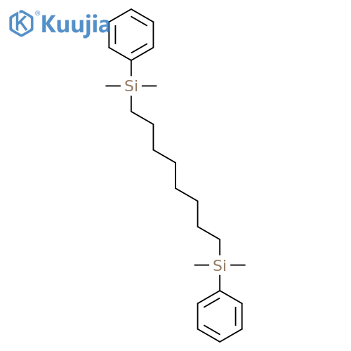 Silane, 1,8-octanediylbis[dimethylphenyl- structure