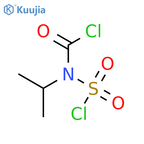 Carbamic chloride, (chlorosulfonyl)(1-methylethyl)- structure