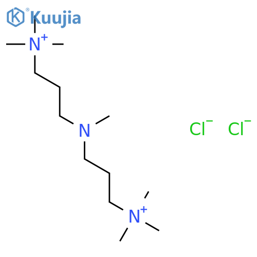 1-Propanaminium, 3,3'-(methylimino)bis[N,N,N-trimethyl-, dichloride structure