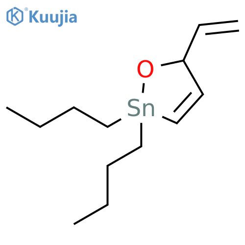 1,2-Oxastannole, 2,2-dibutyl-5-ethenyl-2,5-dihydro- structure