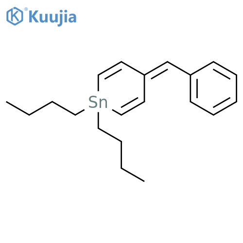 STANNIN, 1,1-DIBUTYL-1,4-DIHYDRO-4-(PHENYLMETHYLENE)- structure