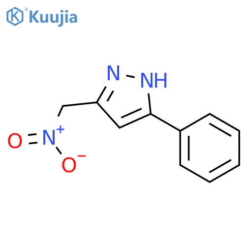 5-(nitromethyl)-3-phenyl-1H-pyrazole structure