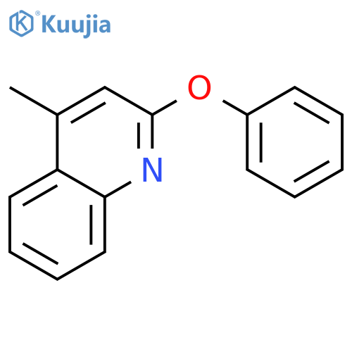 Quinoline, 4-methyl-2-phenoxy- structure