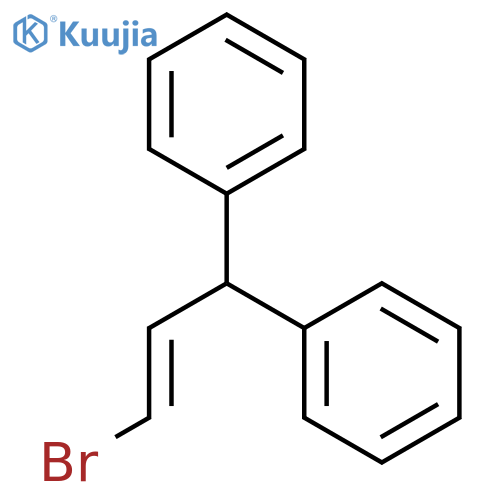 BENZENE, 1,1'-(3-BROMO-2-PROPENYLIDENE)BIS- structure