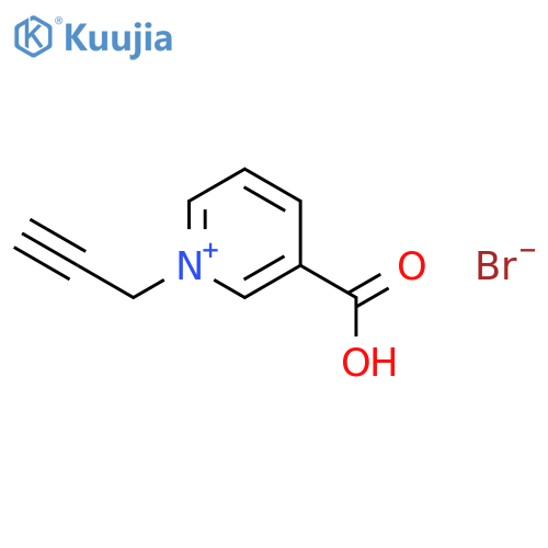 PYRIDINIUM, 3-CARBOXY-1-(2-PROPYNYL)-, BROMIDE structure