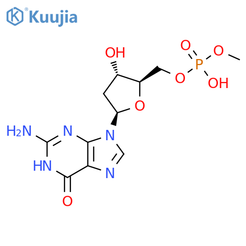 5'-Guanylic acid, 2'-deoxy-, monomethyl ester structure