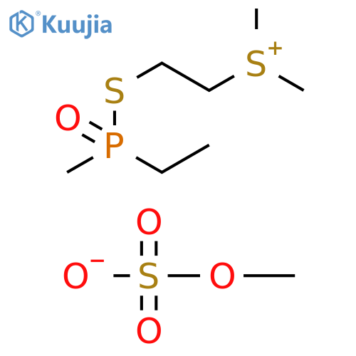 Sulfonium, [2-[(ethylmethylphosphinyl)thio]ethyl]dimethyl-, methyl sulfate (1:1) structure