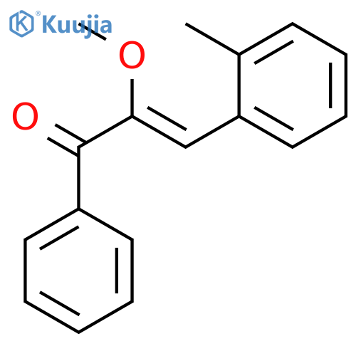 2-Propen-1-one, 2-methoxy-3-(2-methylphenyl)-1-phenyl- structure