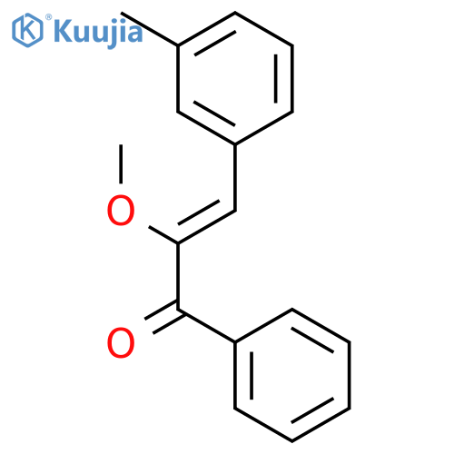 2-PROPEN-1-ONE, 2-METHOXY-3-(3-METHYLPHENYL)-1-PHENYL- structure