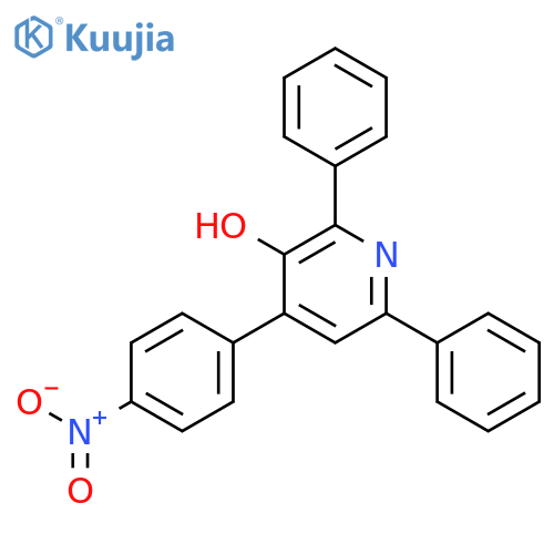 3-Pyridinol, 4-(4-nitrophenyl)-2,6-diphenyl- structure
