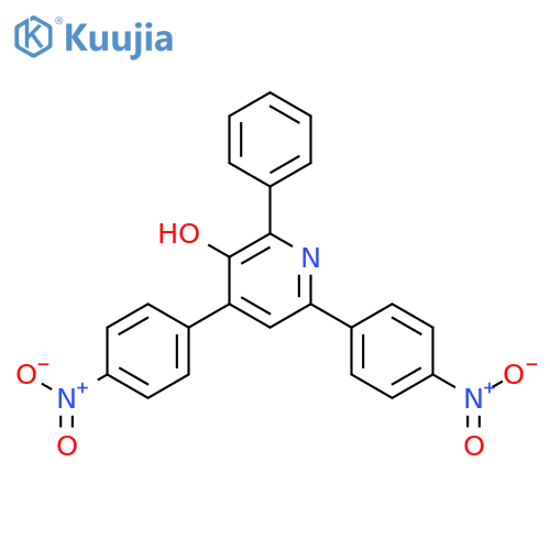 3-Pyridinol, 4,6-bis(4-nitrophenyl)-2-phenyl- structure