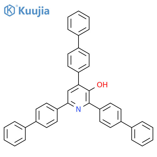 3-Pyridinol, 2,4,6-tris([1,1'-biphenyl]-4-yl)- structure