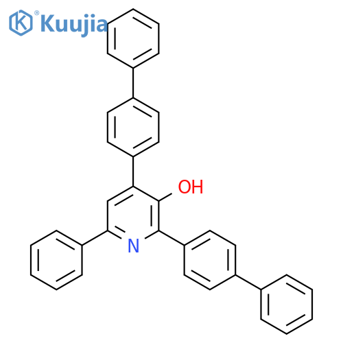 3-PYRIDINOL, 2,4-BIS([1,1'-BIPHENYL]-4-YL)-6-PHENYL- structure