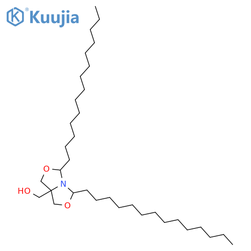 1H,3H,5H-Oxazolo[3,4-c]oxazole-7a(7H)-methanol, 3,5-ditetradecyl- structure