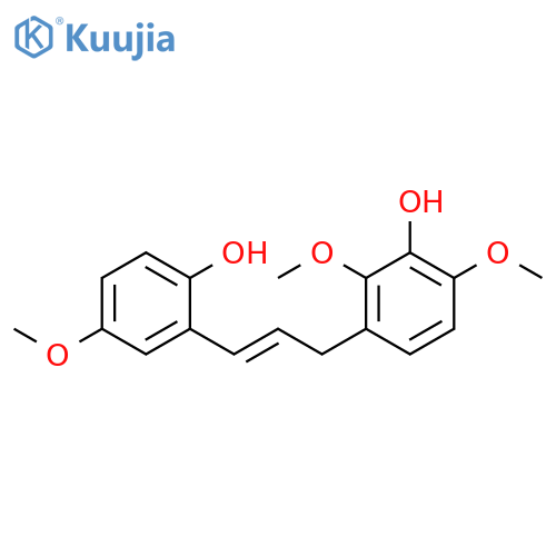 Phenol,3-[(2E)-3-(2-hydroxy-5-methoxyphenyl)-2-propenyl]-2,6-dimethoxy- structure