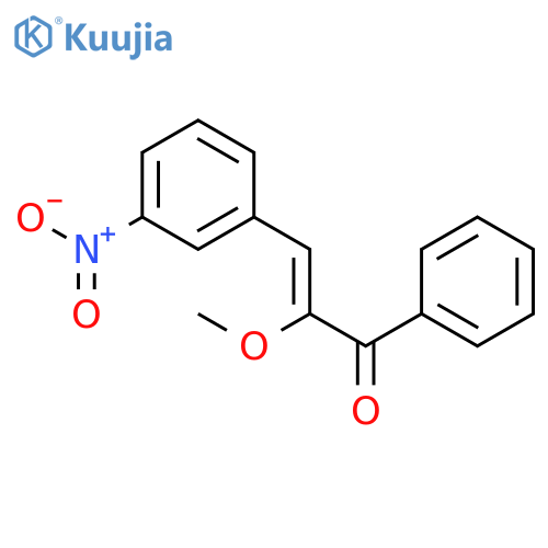 2-Propen-1-one, 2-methoxy-3-(3-nitrophenyl)-1-phenyl- structure