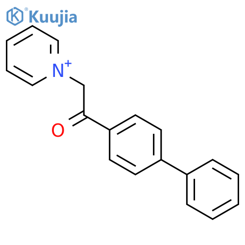 Pyridinium, 1-(2-[1,1'-biphenyl]-4-yl-2-oxoethyl)- structure