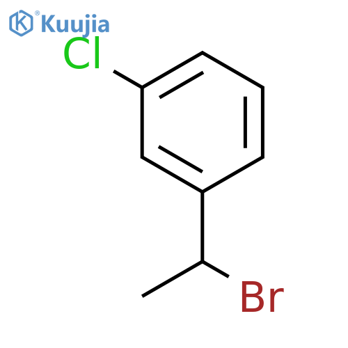 1-(1-bromoethyl)-3-chlorobenzene structure