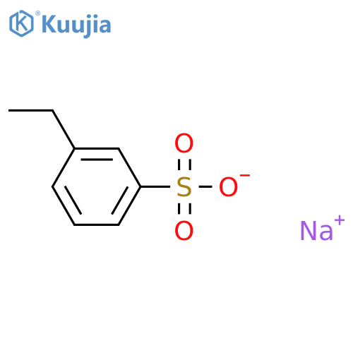 Sodium;3-ethylbenzenesulfonate structure