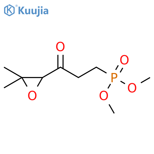PHOSPHONIC ACID, [3-(3,3-DIMETHYLOXIRANYL)-3-OXOPROPYL]-, DIMETHYL ESTER structure