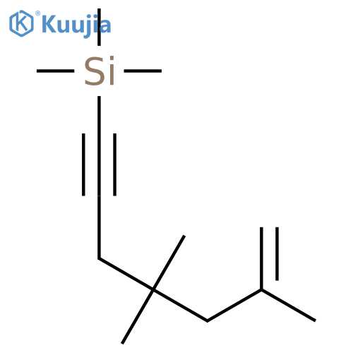 Silane, trimethyl(4,4,6-trimethyl-6-hepten-1-ynyl)- structure