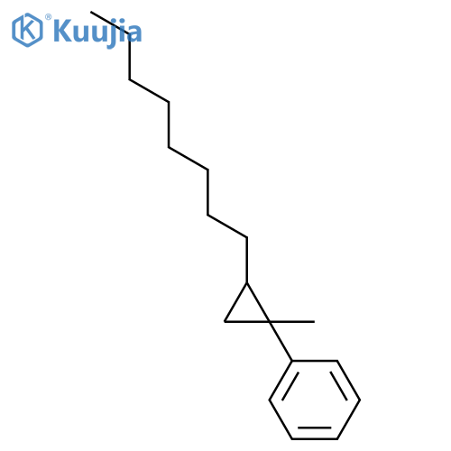 Benzene, (1-methyl-2-octylcyclopropyl)- structure