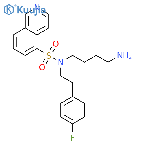 5-Isoquinolinesulfonamide, N-(4-aminobutyl)-N-[2-(4-fluorophenyl)ethyl]- structure