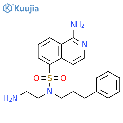 5-Isoquinolinesulfonamide,1-amino-N-(2-aminoethyl)-N-(3-phenylpropyl)- structure
