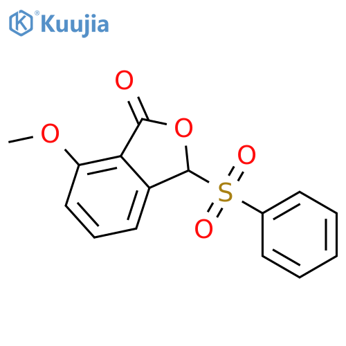 7-Methoxy-3-phenylsulfonyl-1(3H)-isobenzofuranone structure