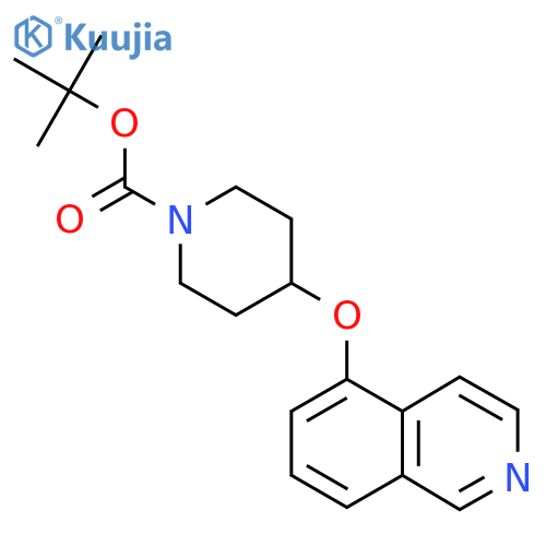 1-(Tert-butoxycarbonyl)-4-[(5-isoquinolyl)oxy]piperidine structure