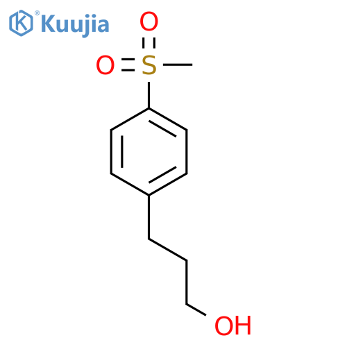 3-(4-methanesulfonylphenyl)propan-1-ol structure