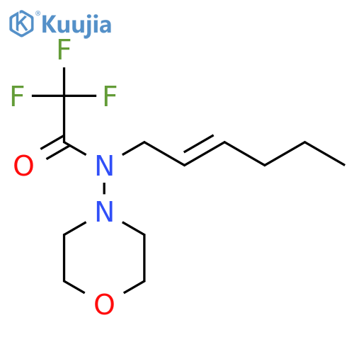 Acetamide, 2,2,2-trifluoro-N-(2E)-2-hexenyl-N-4-morpholinyl- structure