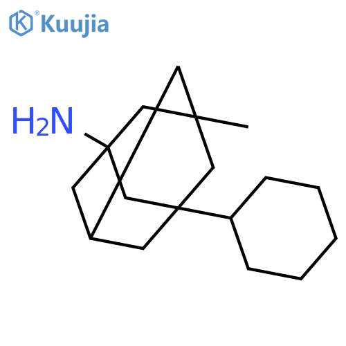 TRICYCLO[3.3.1.13,7]DECAN-1-AMINE, 3-CYCLOHEXYL-5-METHYL- structure