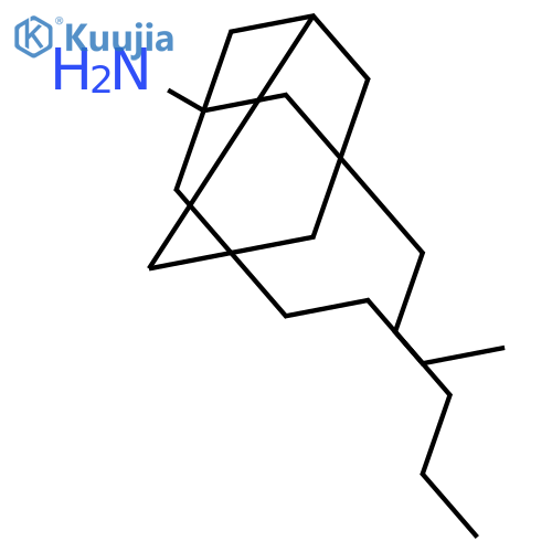 Tricyclo[3.3.1.13,7]decan-1-amine, 3-butyl-5-pentyl- structure