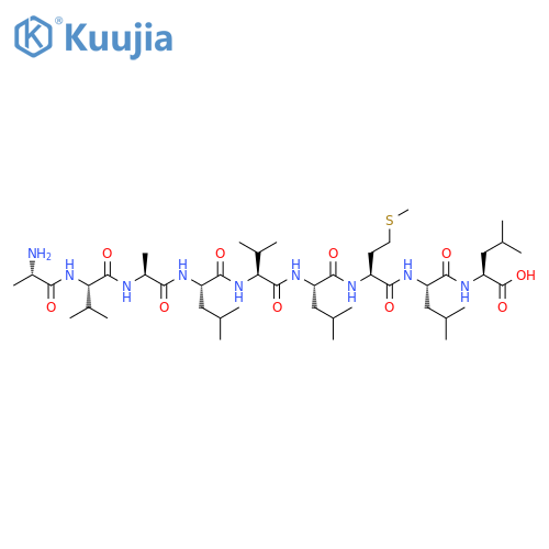 L-Leucine,L-alanyl-L-valyl-L-alanyl-L-leucyl-L-valyl-L-leucyl-L-methionyl-L-leucyl- structure