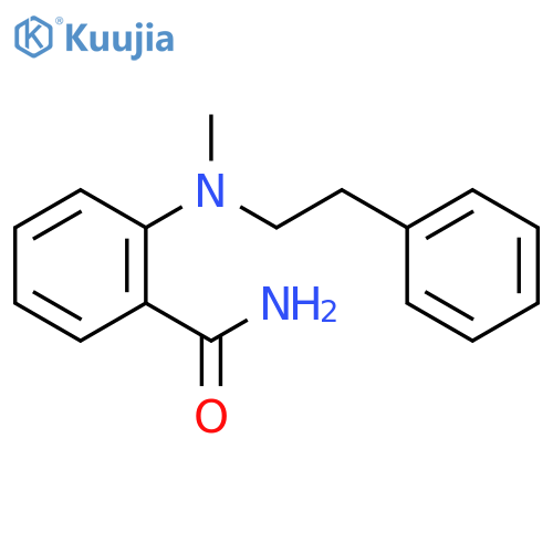 Benzamide, 2-[methyl(2-phenylethyl)amino]- structure
