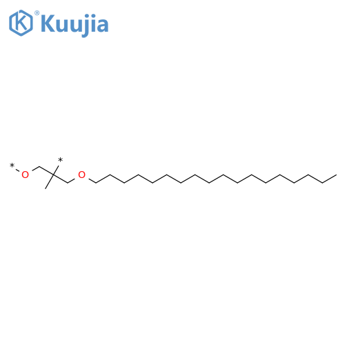 Poly[oxy[methyl[(octadecyloxy)methyl]-1,2-ethanediyl]] structure