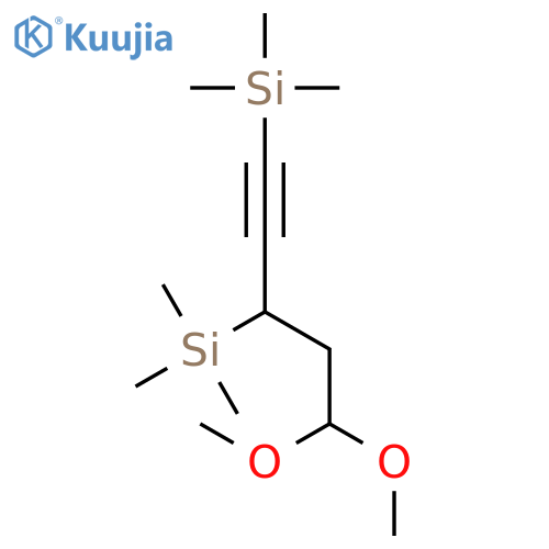 SILANE, [3-(2,2-DIMETHOXYETHYL)-1-PROPYNE-1,3-DIYL]BIS[TRIMETHYL- structure