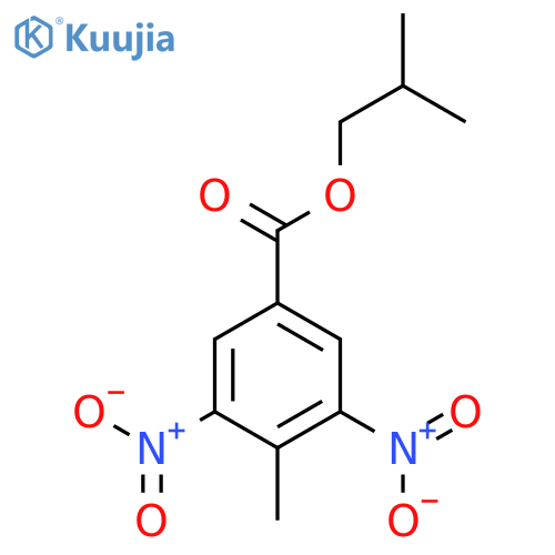 BENZOIC ACID, 4-METHYL-3,5-DINITRO-, 2-METHYLPROPYL ESTER structure