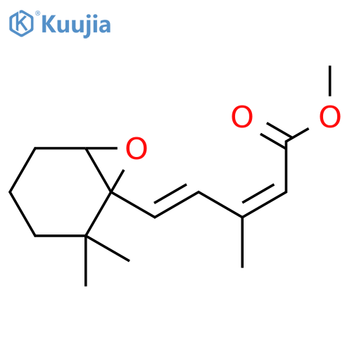 2,4-Pentadienoic acid, 5-(2,2-dimethyl-7-oxabicyclo[4.1.0]hept-1-yl)-3-methyl-, methyl ester, (Z,E)- (9CI) structure