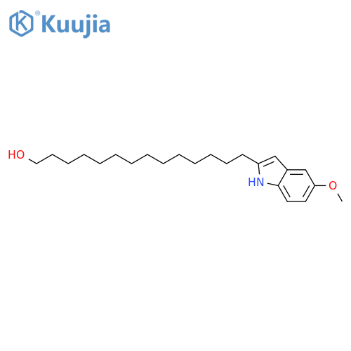 1H-Indole-2-tetradecanol, 5-methoxy- structure