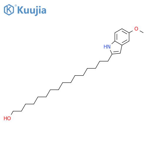 1H-Indole-2-hexadecanol, 5-methoxy- structure
