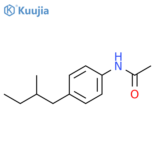 ACETAMIDE, N-[4-(2-METHYLBUTYL)PHENYL]-, (+)- structure