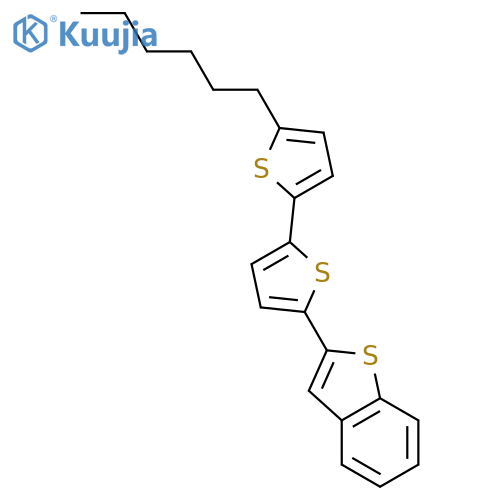 Benzo[b]thiophene, 2-(5'-hexyl[2,2'-bithiophen]-5-yl)- structure