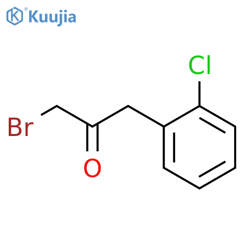 1-Bromo-3-(2-chlorophenyl)propan-2-one structure